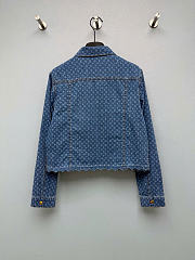 Kitlife Louis Vuitton Blue Denim Monogram Jacket 1AK03S - 6