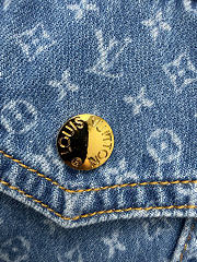 Kitlife Louis Vuitton Blue Denim Monogram Jacket 1AK03S - 3