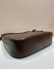 Kitlife Prada Boogie Large Leather Bag Dark Brown 1BC299 40x24.5x9cm  - 6