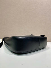 Kitlife Prada Boogie Medium Leather Bag Black 1BC300 33x22x8cm - 6