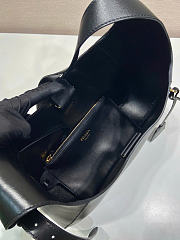 Kitlife Prada Boogie Medium Leather Bag Black 1BC300 33x22x8cm - 5