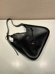 Kitlife Prada Boogie Medium Leather Bag Black 1BC300 33x22x8cm - 2