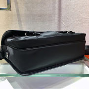 Kitlife Prada Re-Nylon and Saffiano Black Leather Shoulder Bag 2VD768 32x24x12cm  - 6