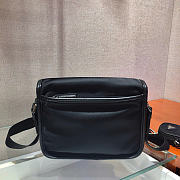 Kitlife Prada Re-Nylon and Saffiano Black Leather Shoulder Bag 2VD034 22x16x8.5cm - 6
