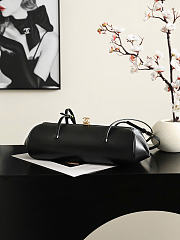 Kitlife Chanel Pretty CC Clutch With Strap Black Leather 36x12.5x13cm - 6