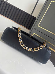 Kitlife Chanel Vintage Briefcase-style Flap Bag Black AS6112 14.5x25x5cm - 6