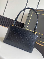 Kitlife Chanel Vintage Briefcase-style Flap Bag Black AS6112 14.5x25x5cm - 5