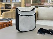 Kitlife Hermes Evelyne Black Clemence Leather & Canvas 29cm - 5