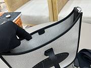 Kitlife Hermes Evelyne Black Clemence Leather & Canvas 29cm - 2