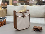 Kitlife Hermes Evelyne Brown Clemence Leather & Canvas 29cm  - 4