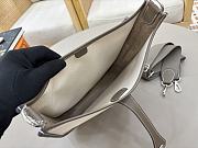 Kitlife Hermes Evelyne Gray Clemence Leather & Canvas 29cm - 3