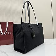 Kitlife Gucci Londra Large Tote Bag Black Canvas 875056 40x30x16cm  - 6