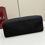 Kitlife Gucci Londra Large Tote Bag Black Canvas 875056 40x30x16cm  - 5
