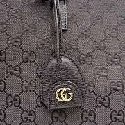 Kitlife Gucci Londra Large Tote Bag Dark Brown Canvas 875056 40x30x16cm - 3