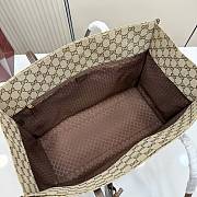 Kitlife Gucci Londra Large Tote Bag Beige Canvas 875056 40x30x16cm  - 3