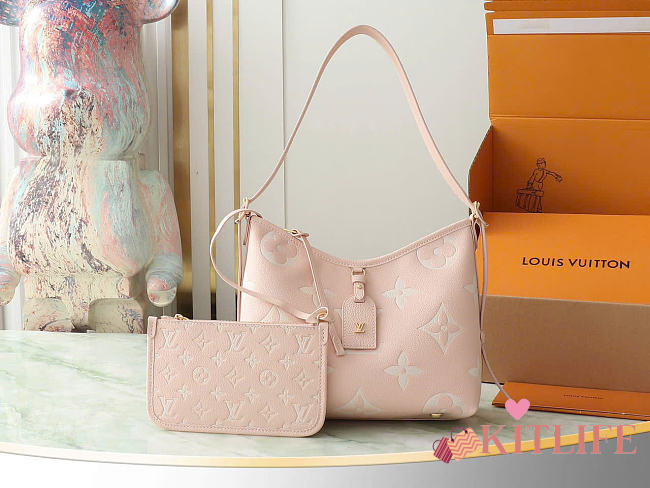 Kitlife Louis Vuitton CarryAll PM Bag Pink M14209 29.5 x 24 x 12 cm - 1