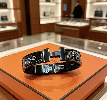 Kitlife Hermes Clic HH So Black Bracelet