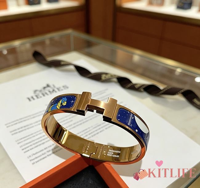 Kitlife Hermes Click H Bracelet Space Derby  - 1