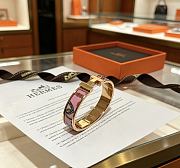 Kitlife Hermes Clic H Bracelet Mystere Pink - 4