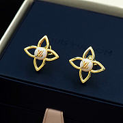 Kitlife Louis Vuitton Pearly Flower Stud Earrings  - 6
