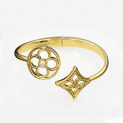Kitlife Louis Vuitton Pearly Flower Bracelet Gold - 2