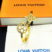 Kitlife Louis Vuitton Pearly Flower Bracelet Gold - 4