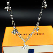 Kitlife Louis Vuitton Floral Necklace Silver  - 6