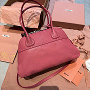 Kitlife Miu Miu Vivant Pink Nappa Leather Bag 5BB200 28x9.5x17cm  - 3