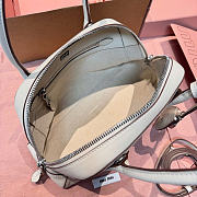 Kitlife Miu Miu Vivant Cream Nappa Leather Bag 5BB200 28x9.5x17cm  - 6