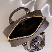 Kitlife Miu Miu Arcadie Studded Leather Bag Dark Brown 5BB142 22x10.5x7.5cm  - 4