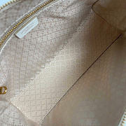 Kitlife Gucci Borsetto Medium Boston Bag White Leather 866732 28x15x10cm  - 2