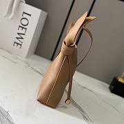 Kitlife Loewe Mini Scarf Bag In Brown Smooth Calfskin BA604 24.5x6x14.5cm - 2