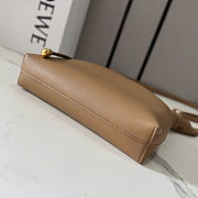Kitlife Loewe Mini Scarf Bag In Brown Smooth Calfskin BA604 24.5x6x14.5cm - 3