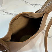 Kitlife Loewe Mini Scarf Bag In Brown Smooth Calfskin BA604 24.5x6x14.5cm - 5