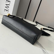 Kitlife Loewe Mini Scarf Bag In Black Smooth Calfskin BA604 24.5x6x14.5cm  - 5
