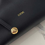 Kitlife Loewe Mini Scarf Bag In Black Smooth Calfskin BA604 24.5x6x14.5cm  - 2