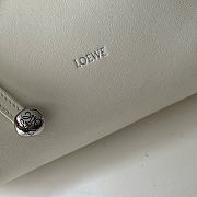 Kitlife Loewe Mini Scarf Bag In White Smooth Calfskin BA604 24.5x6x14.5cm  - 6