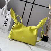 Kitlife Loewe Mini Scarf Bag In Yellow Smooth Calfskin BA604 24.5x6x14.5cm - 1
