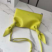 Kitlife Loewe Mini Scarf Bag In Yellow Smooth Calfskin BA604 24.5x6x14.5cm - 4