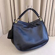 Kitlife Miu Miu Rendez-vous Black Leather Bag 5BC219 39.5x33x15cm - 6