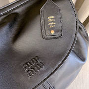 Kitlife Miu Miu Rendez-vous Black Leather Bag 5BC219 39.5x33x15cm - 2