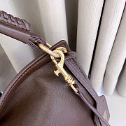 Kitlife Miu Miu Rendez-vous Dark Brown Leather Bag 5BC219 39.5x33x15cm  - 4