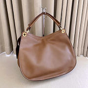 Kitlife Miu Miu Rendez-vous Brown Leather Bag 5BC219 39.5x33x15cm - 6