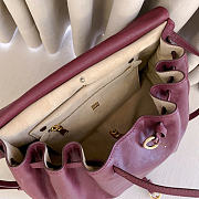 Kitlife Miu Miu Rendez-vous Burgundy Leather Bag 5BC219 39.5x33x15cm - 3