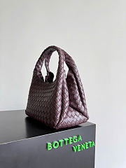 Kitlife Bottega Veneta Campana Shoulder Bag Burgundy 844249 33x20x16.5cm  - 6