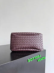 Kitlife Bottega Veneta Campana Shoulder Bag Burgundy 844249 33x20x16.5cm  - 5