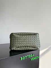 Kitlife Bottega Veneta Campana Shoulder Bag Green Khaki 844249 33x20x16.5cm - 6