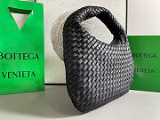Kitlife Bottega Veneta Campana Medium Shoulder Bag Black 856737 44x28x5cm - 4