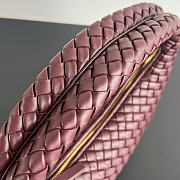 Kitlife Bottega Veneta Campana Medium Shoulder Bag Burgundy 856737 44x28x5cm - 6