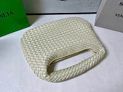 Kitlife Bottega Veneta Campana Medium Shoulder Bag White 856737 44x28x5cm - 3